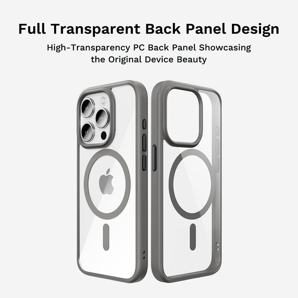 FRATO luxury Case iPhone Luxury Side Edge Silicone Transparent Crystal Clear Case Cover With Magsafe