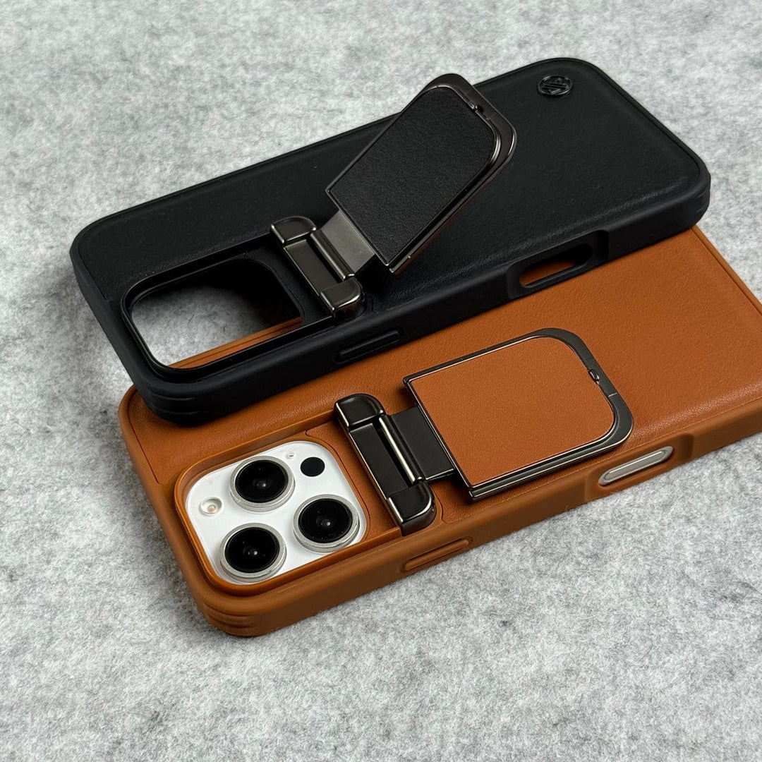 FRATO luxury Case iPhone Metal Camera Cap Stand Cover