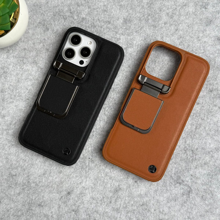 FRATO luxury Case iPhone Metal Camera Cap Stand Cover