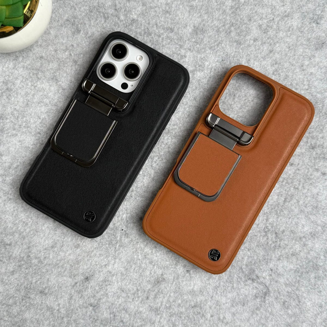 FRATO luxury Case iPhone Metal Camera Cap Stand Cover