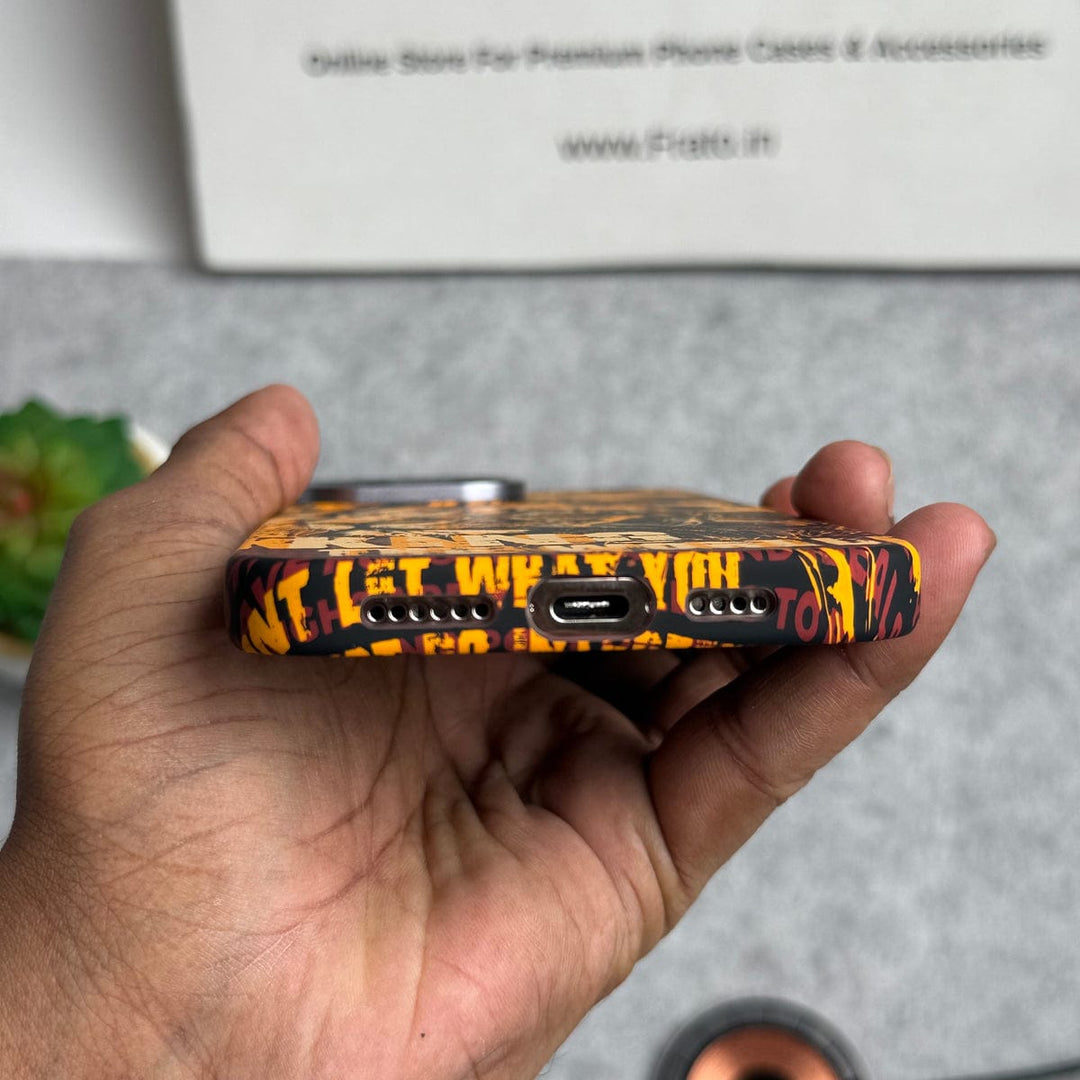 FRATO luxury Case iPhone Series Carbon Fiber Texture Tiger Lion Design Hard Pc MagSafe Case Cover