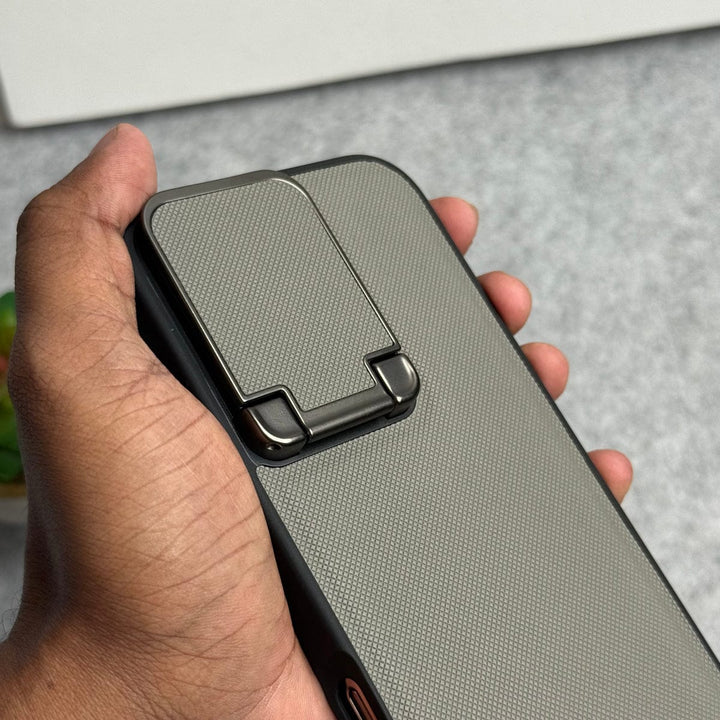 FRATO luxury Case iPhone Series Metal Camera Cap Stand Case Cover