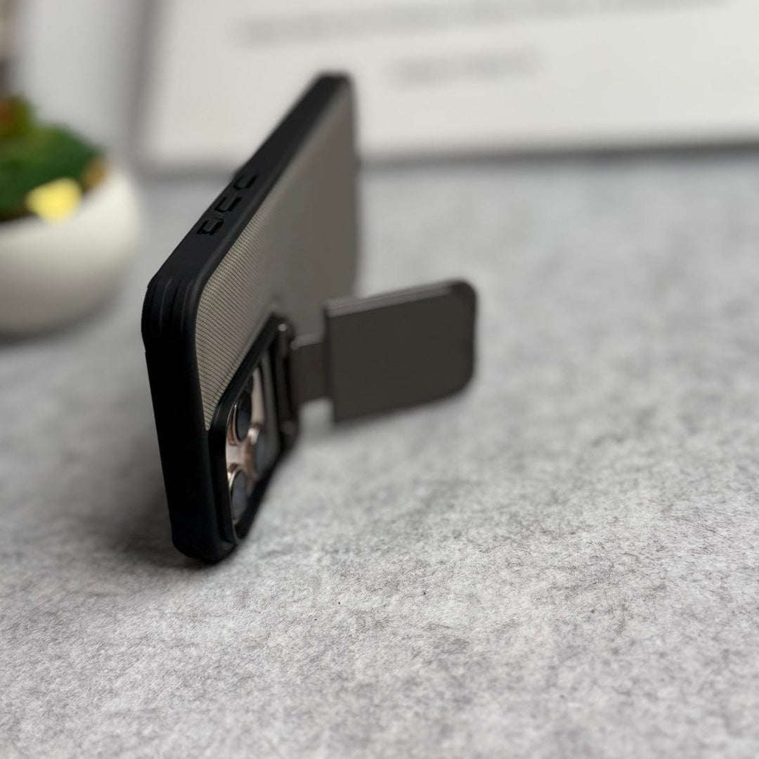 FRATO luxury Case iPhone Series Metal Camera Cap Stand Case Cover