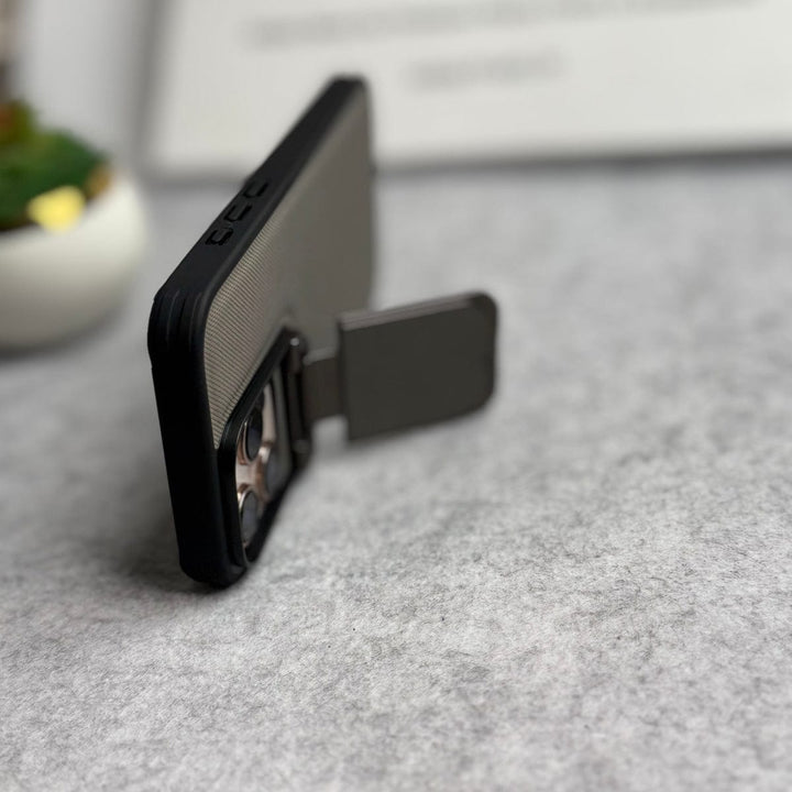 FRATO luxury Case iPhone Series Metal Camera Cap Stand Case Cover