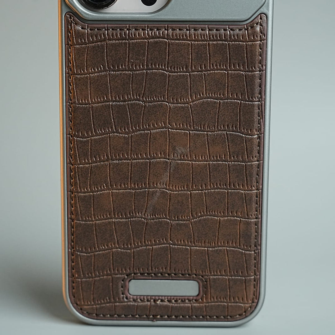 FRATO luxury Case iPhone Series Premium Crocodile Texture Stitched MagSafe Case