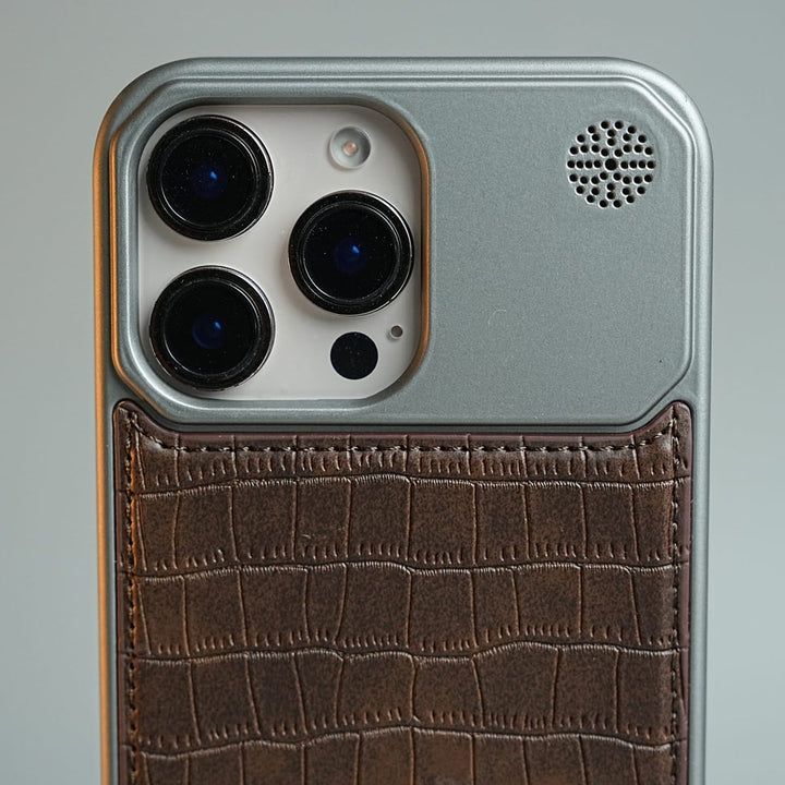 FRATO luxury Case iPhone Series Premium Crocodile Texture Stitched MagSafe Case