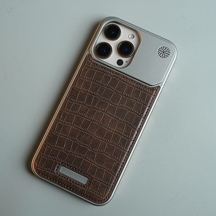 FRATO luxury Case iPhone Series Premium Crocodile Texture Stitched MagSafe Case