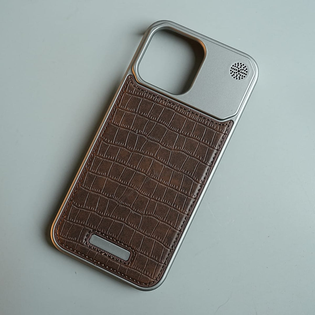 FRATO luxury Case iPhone Series Premium Crocodile Texture Stitched MagSafe Case