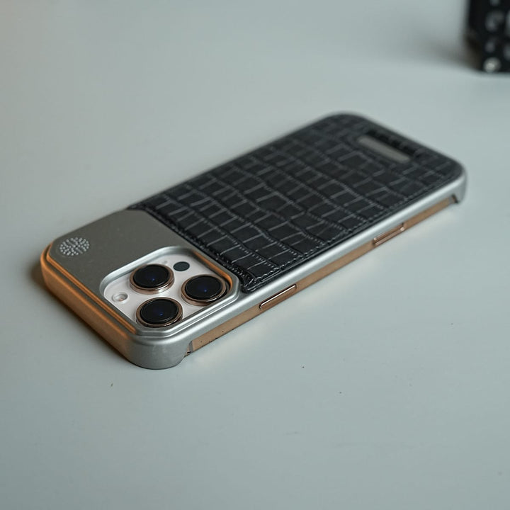 FRATO luxury Case iPhone Series Premium Crocodile Texture Stitched MagSafe Case