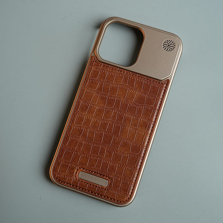 FRATO luxury Case iPhone Series Premium Crocodile Texture Stitched MagSafe Case