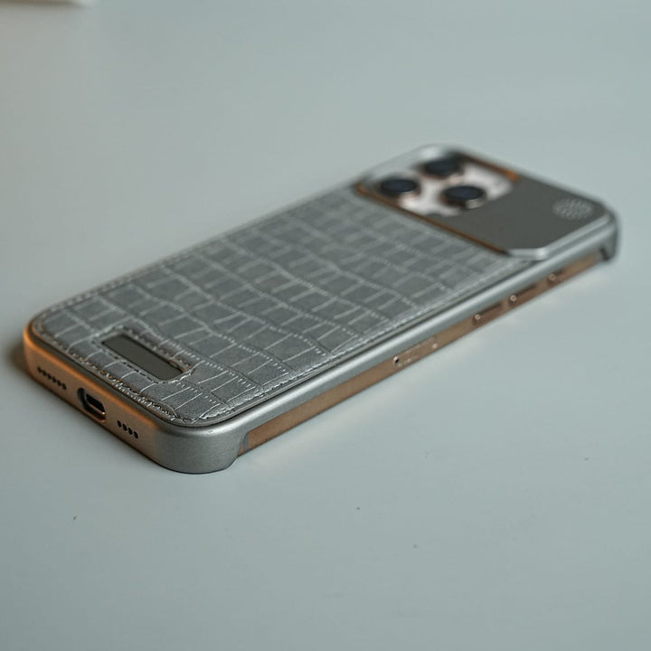 FRATO luxury Case iPhone Series Premium Crocodile Texture Stitched MagSafe Case