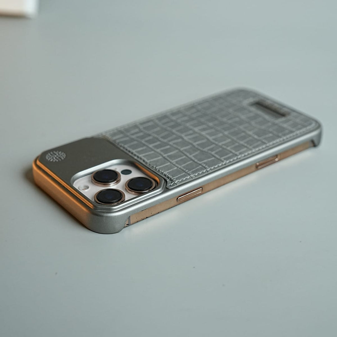 FRATO luxury Case iPhone Series Premium Crocodile Texture Stitched MagSafe Case