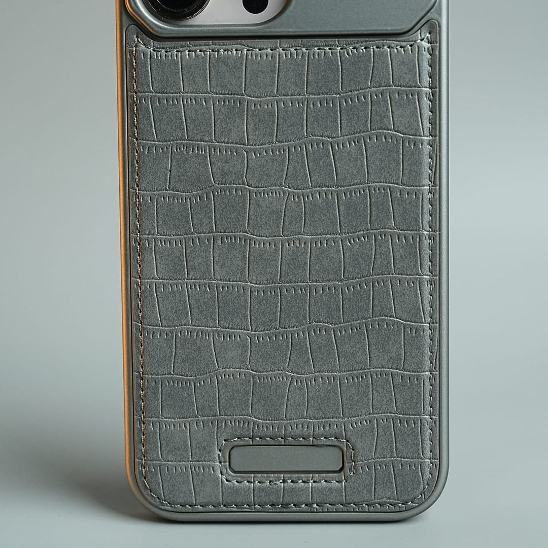 FRATO luxury Case iPhone Series Premium Crocodile Texture Stitched MagSafe Case