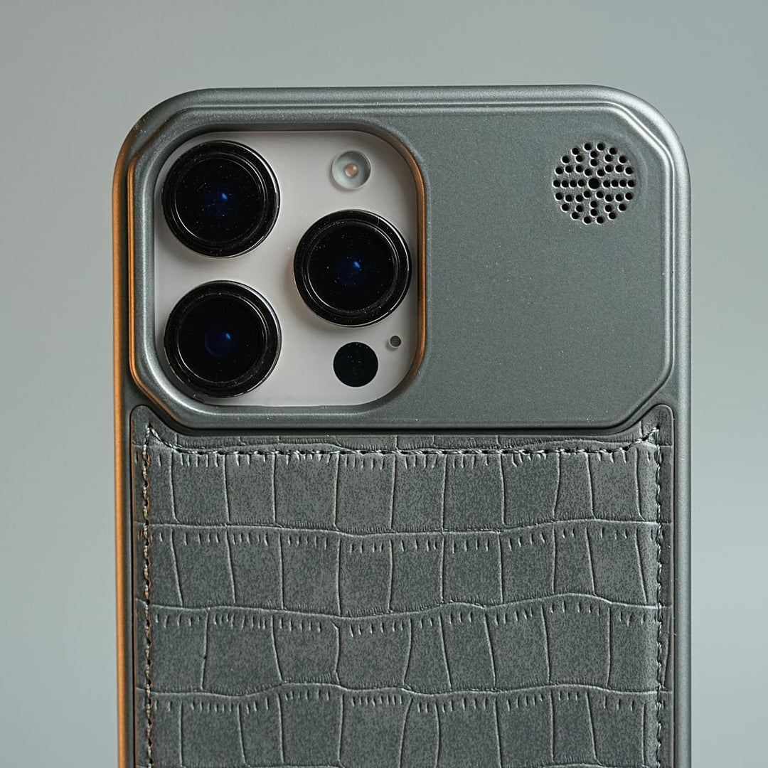 FRATO luxury Case iPhone Series Premium Crocodile Texture Stitched MagSafe Case