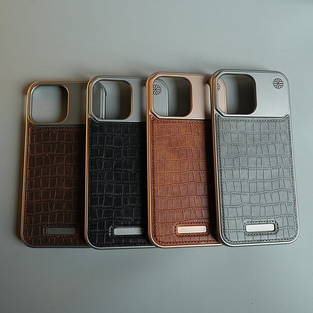 FRATO luxury Case iPhone Series Premium Crocodile Texture Stitched MagSafe Case