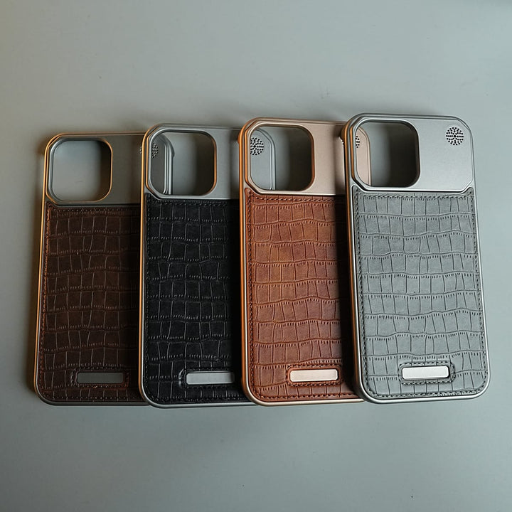 FRATO luxury Case iPhone Series Premium Crocodile Texture Stitched MagSafe Case