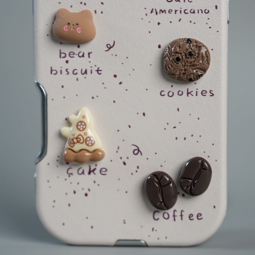 FRATO luxury Case iPhone Series Premium Cute Café 3D Charm Protective Case