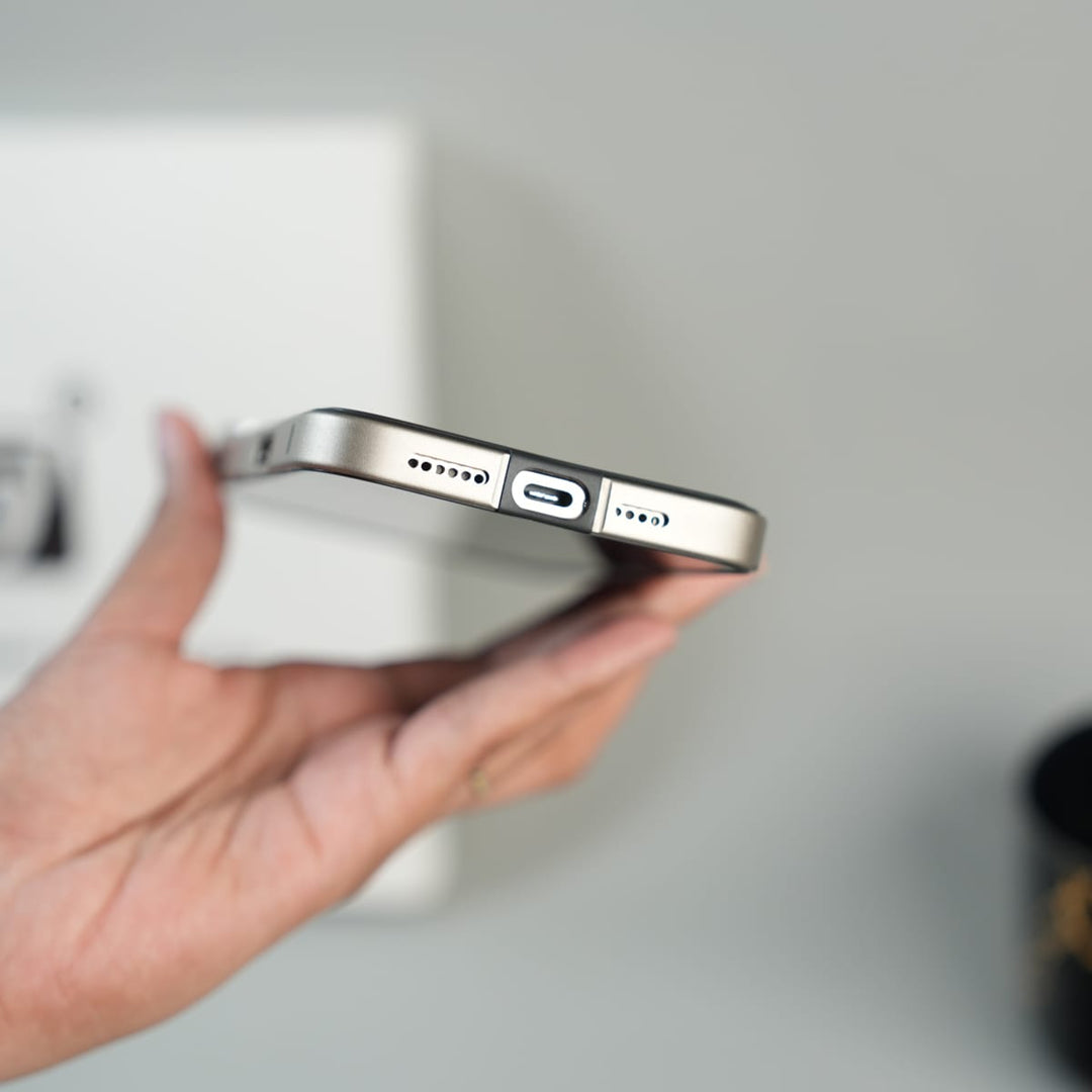 FRATO luxury Case iPhone Series Premium Glass Back MagSafe Case with Aluminium Side Bumper