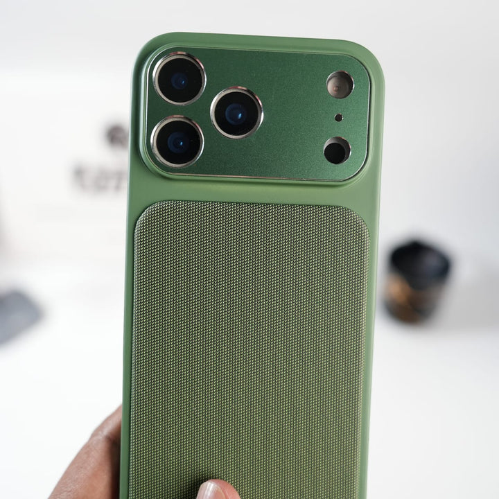 FRATO luxury Case iPhone Series PU Leather Texture Case | Silicone Frame &amp; Metal Camera Guard