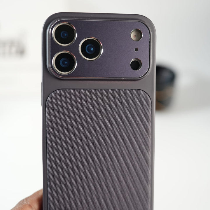 FRATO luxury Case iPhone Series PU Leather Texture Case | Silicone Frame &amp; Metal Camera Guard