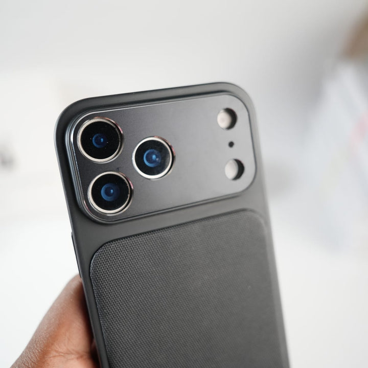 FRATO luxury Case iPhone Series PU Leather Texture Case | Silicone Frame &amp; Metal Camera Guard