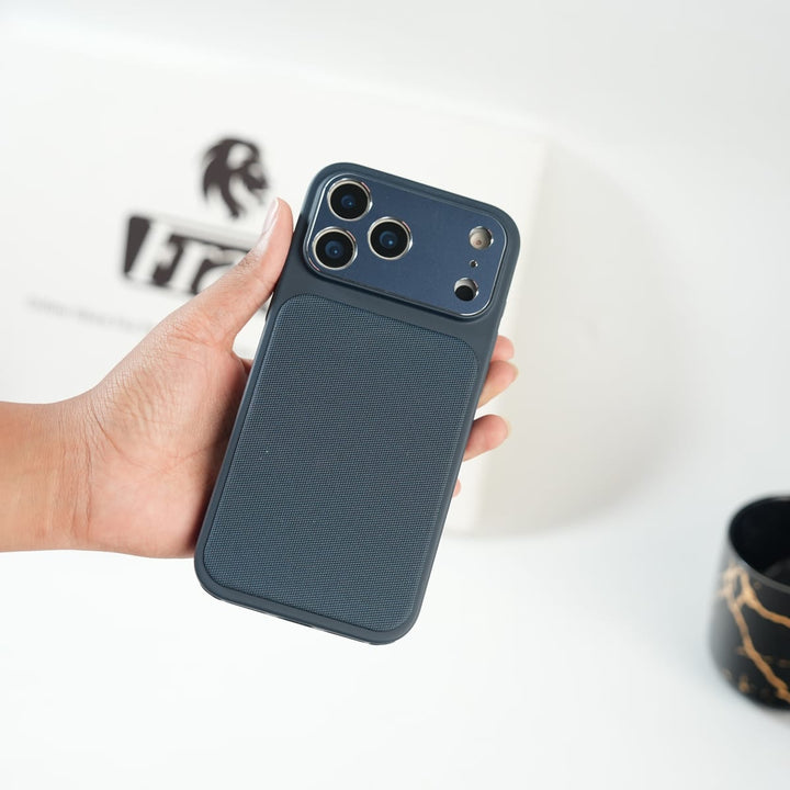 FRATO luxury Case iPhone Series PU Leather Texture Case | Silicone Frame &amp; Metal Camera Guard