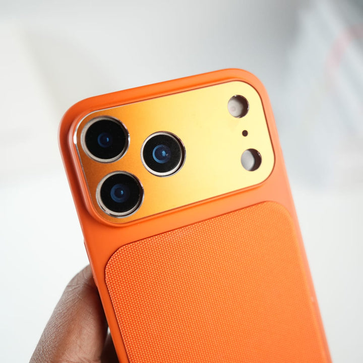 FRATO luxury Case iPhone Series PU Leather Texture Case | Silicone Frame &amp; Metal Camera Guard