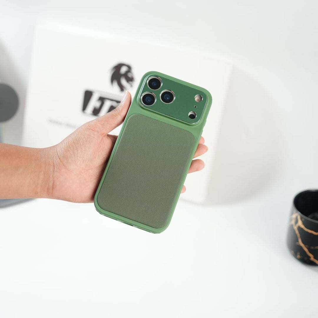 FRATO luxury Case iPhone Series PU Leather Texture Case | Silicone Frame &amp; Metal Camera Guard