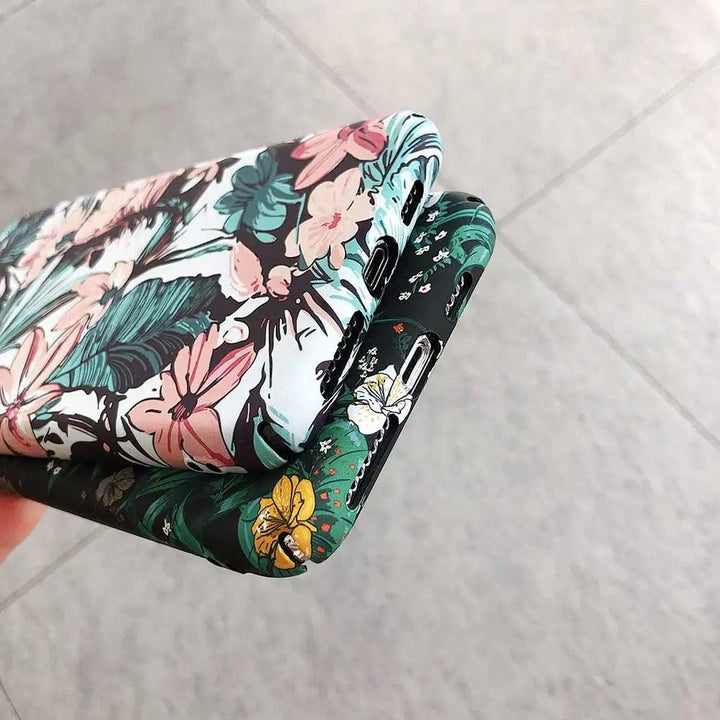 FRATO luxury Case iPhone Ultra Thin Cute Floral Hard Shell Case Cover