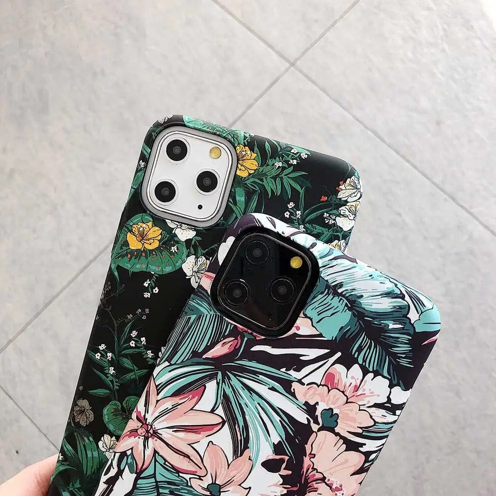 FRATO luxury Case iPhone Ultra Thin Cute Floral Hard Shell Case Cover