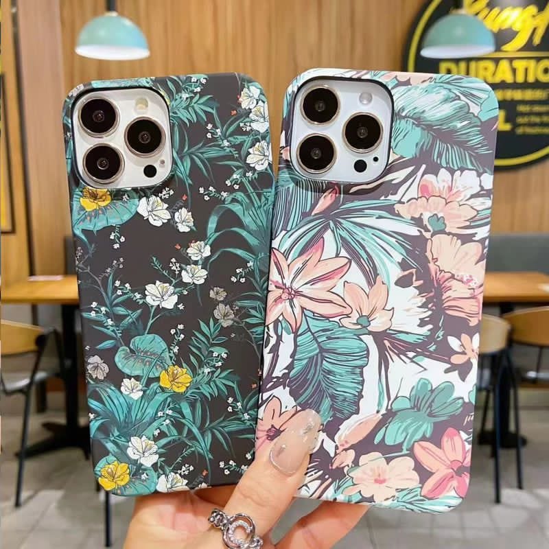 FRATO luxury Case iPhone Ultra Thin Cute Floral Hard Shell Case Cover