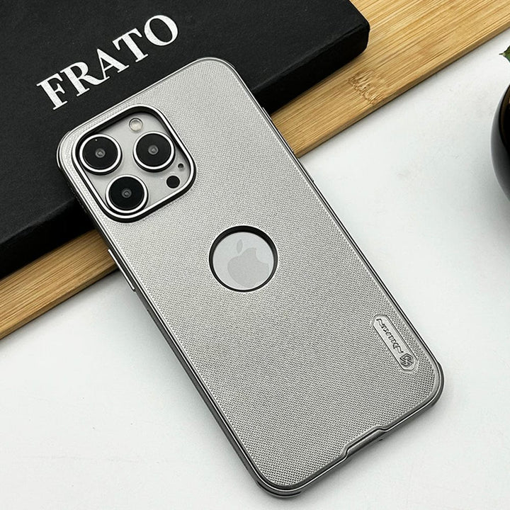 FRATO luxury Case Nillkin 15 Series Super Frosted Shield Pro Matte cover case for iPhone (With LOGO Cutout) -Grey