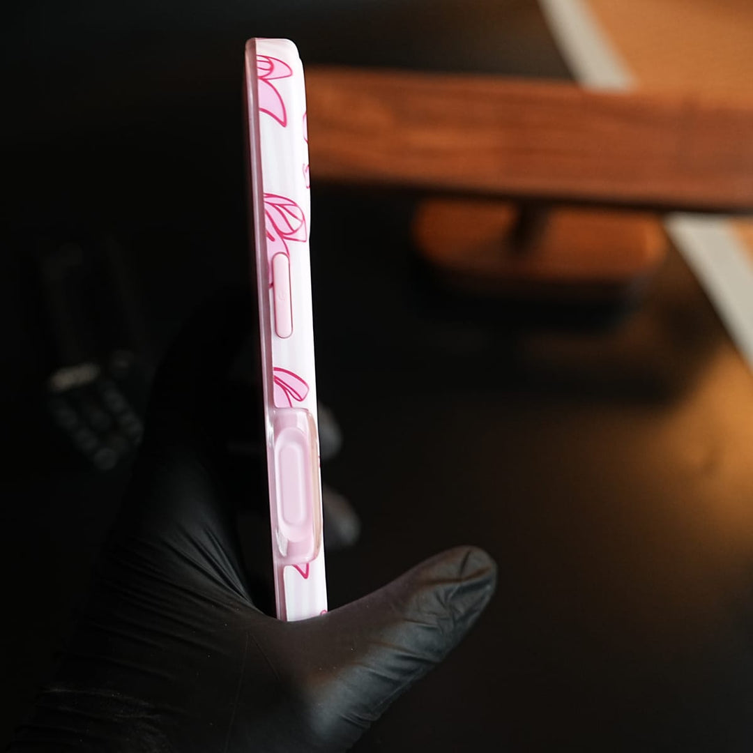 FRATO luxury Case Pink Ribbon Case for iPhone Series | Heart Designer Cover
