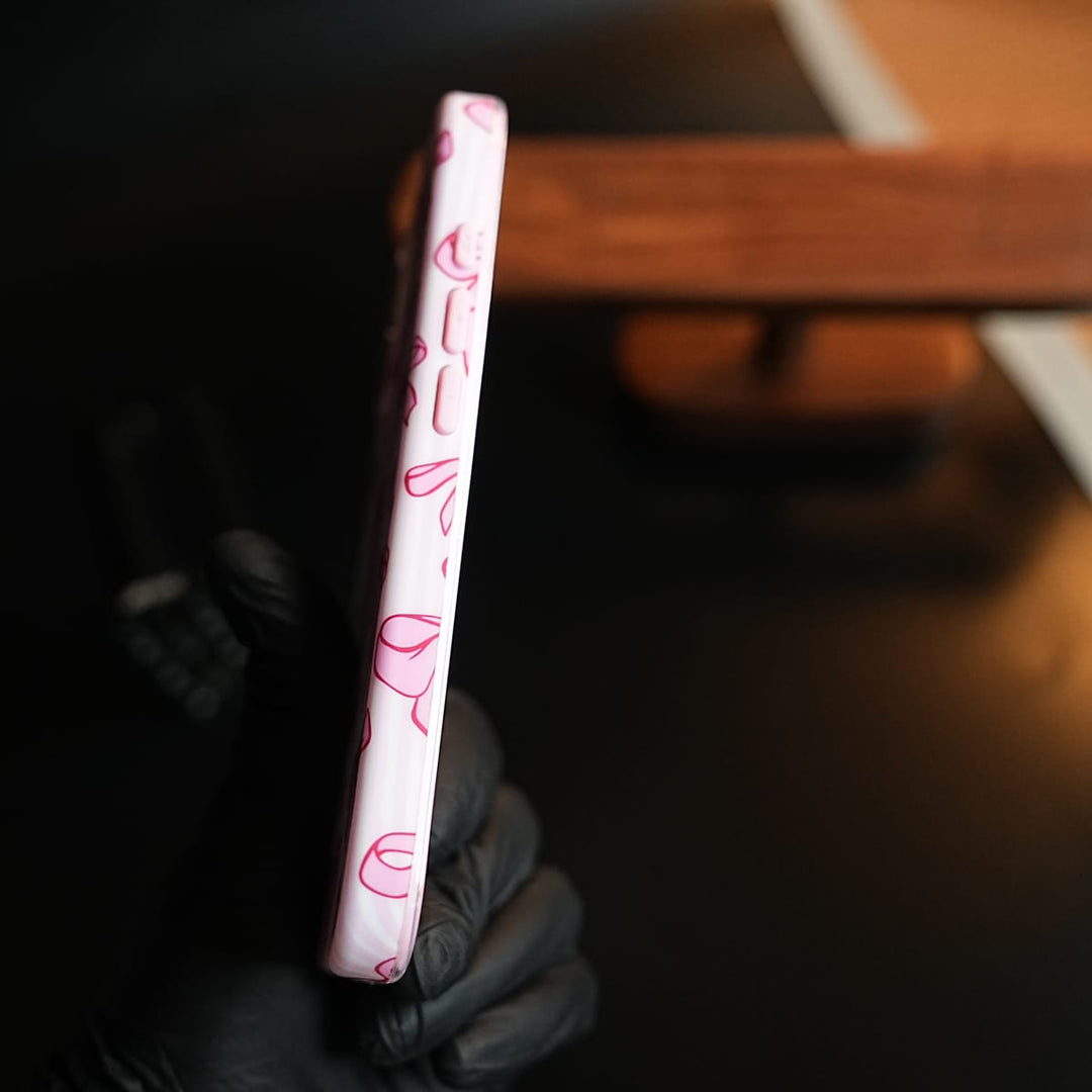 FRATO luxury Case Pink Ribbon Case for iPhone Series | Heart Designer Cover