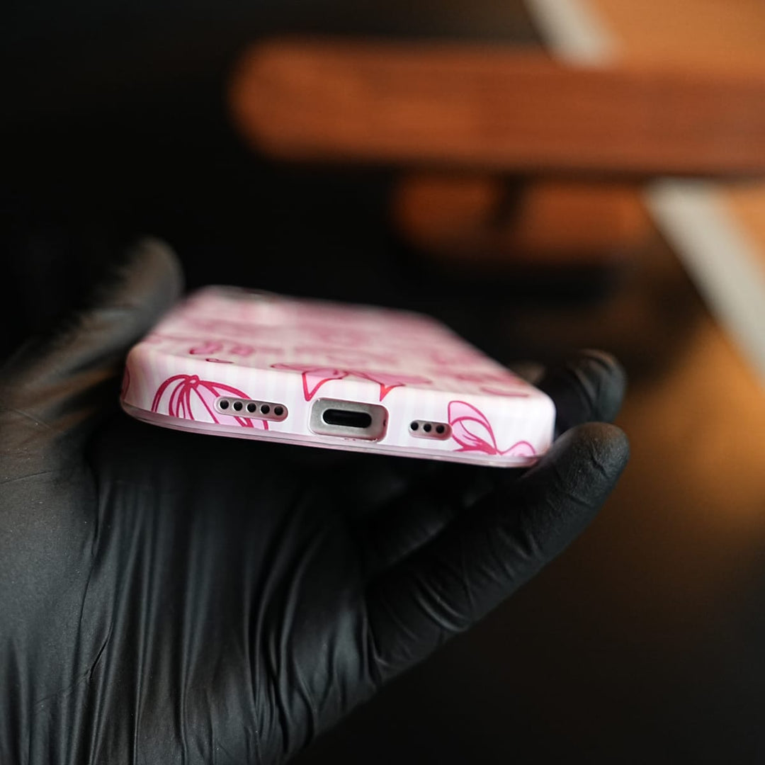 FRATO luxury Case Pink Ribbon Case for iPhone Series | Heart Designer Cover