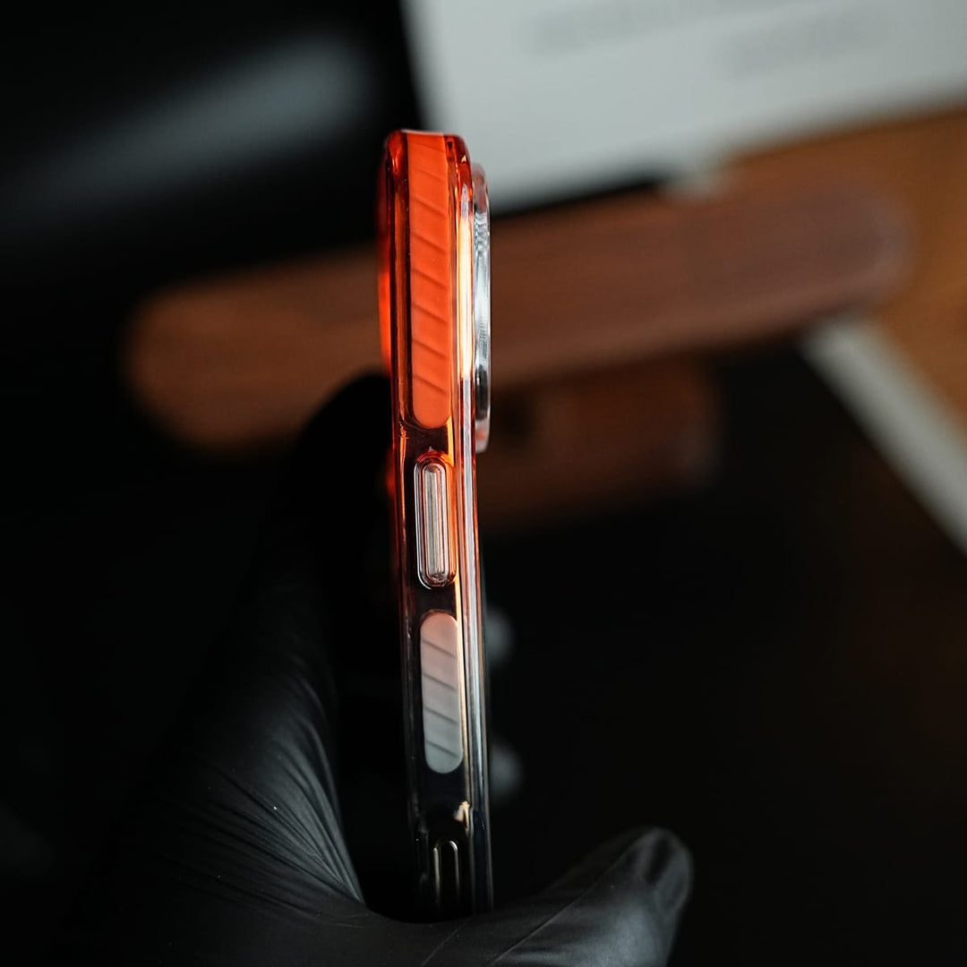 FRATO luxury Case Two-Tone Clear Case for iPhone Series | Rotating Ring Stand