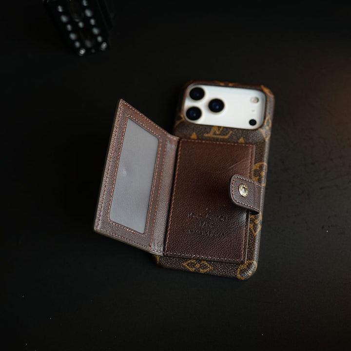 FRATO luxury Case Vintage Pattern Wallet Case for iPhone Series | Card Holder Cover