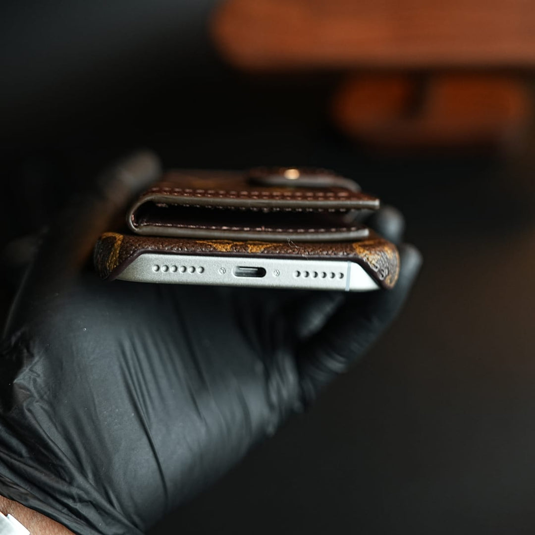 FRATO luxury Case Vintage Pattern Wallet Case for iPhone Series | Card Holder Cover