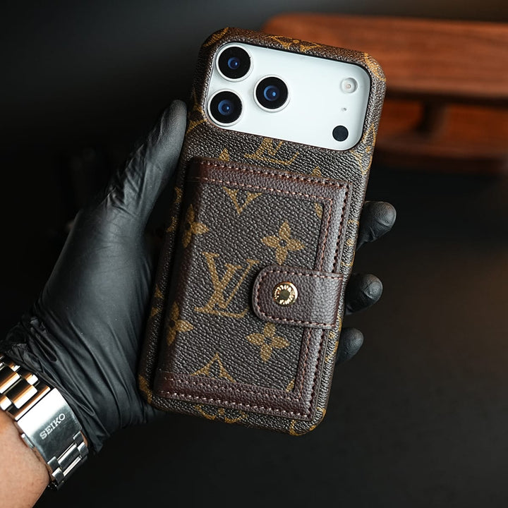 FRATO luxury Case Vintage Pattern Wallet Case for iPhone Series | Card Holder Cover