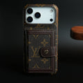 Vintage Pattern Wallet Case for iPhone 18 Series | Card Holder Cover