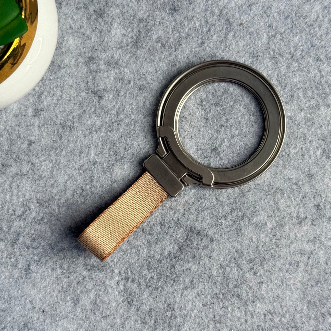 FRATO Mobile Stand Desert Gold Magnetic Foldable Finger Ring Hanging Rope Holder Rotatable Phone Stand