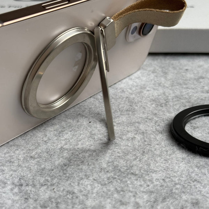 FRATO Mobile Stand Magnetic Foldable Finger Ring Hanging Rope Holder Rotatable Phone Stand