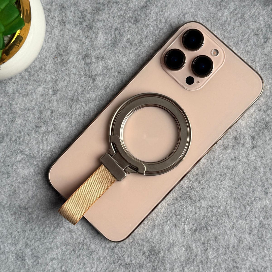 FRATO Mobile Stand Magnetic Foldable Finger Ring Hanging Rope Holder Rotatable Phone Stand