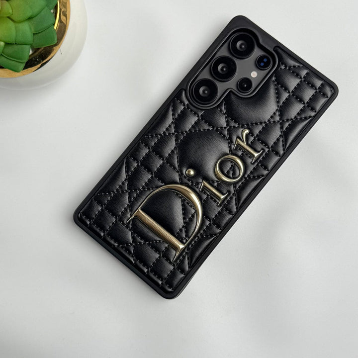 FRATO No Advertising Black Samsung Galaxy S25 Ultra DR Puff Edition PU Leather Case Cover