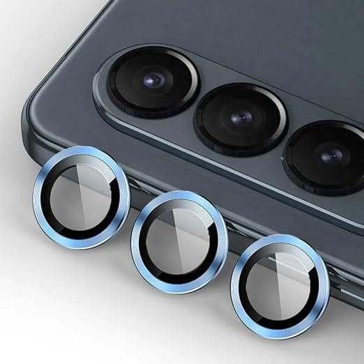 FRATO No Advertising Blue Samsung Galaxy Z Fold 5 Camera Lens Kit Protector