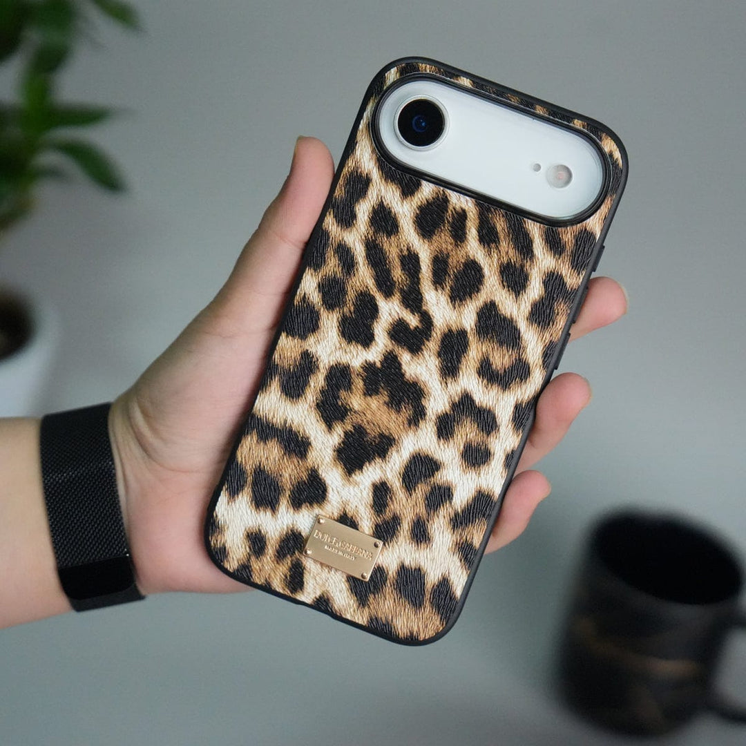 FRATO No Advertising iPhone 17 Air iPhone 17 Series Luxury DG Leopard Pattern Case Cover