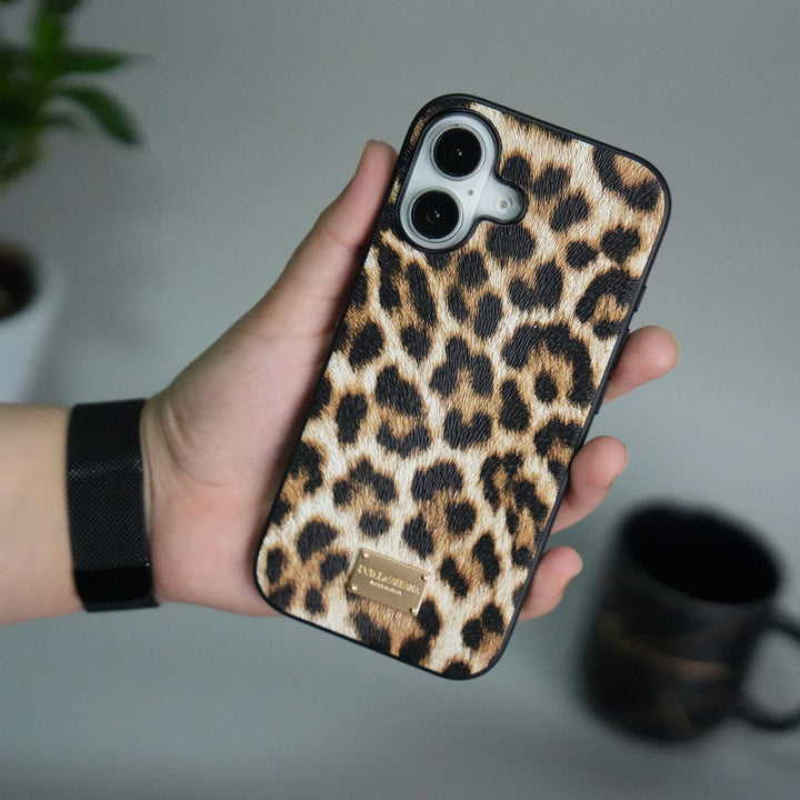 FRATO No Advertising iPhone 17 iPhone 17 Series Luxury DG Leopard Pattern Case Cover