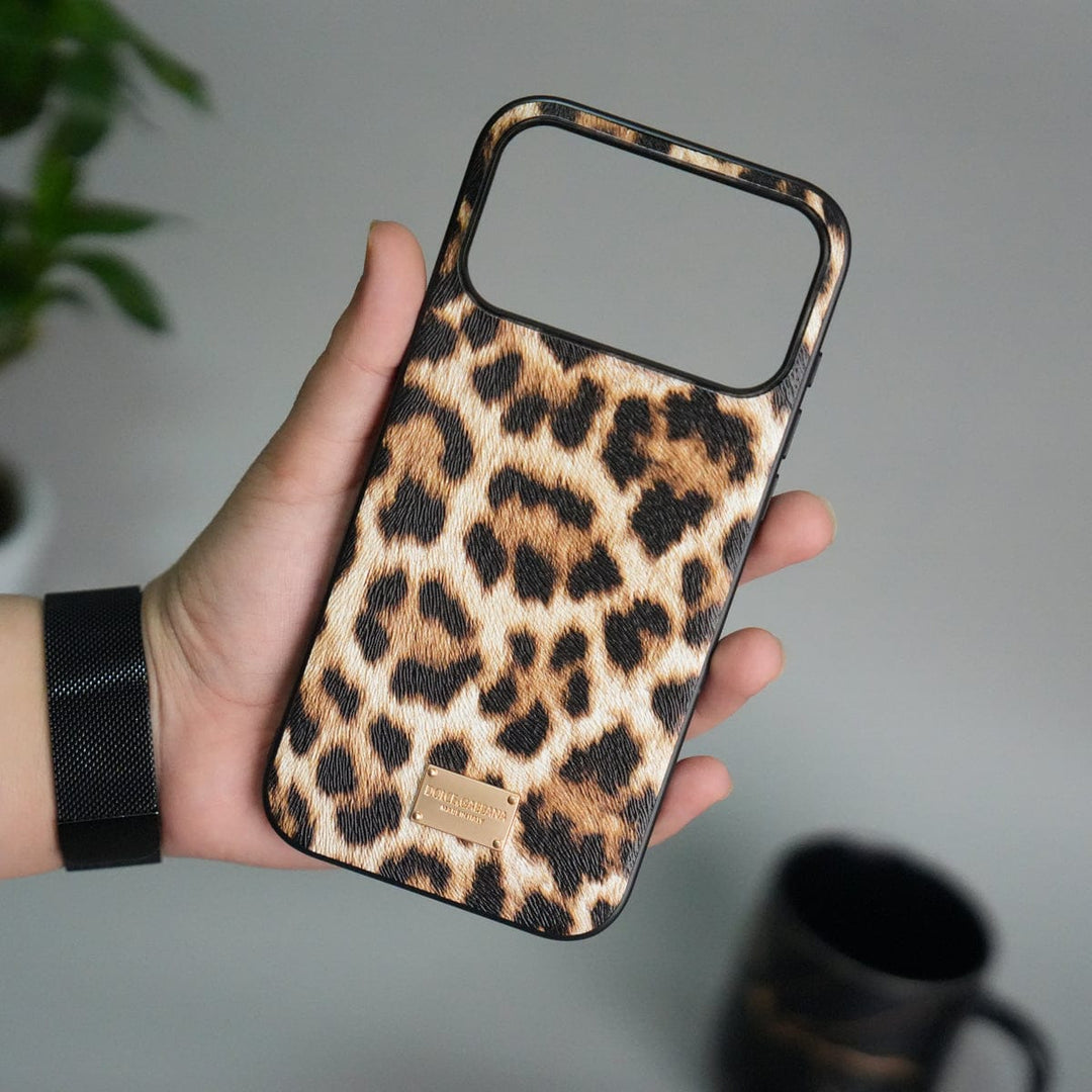 FRATO No Advertising iPhone 17 Pro iPhone 17 Series Luxury DG Leopard Pattern Case Cover