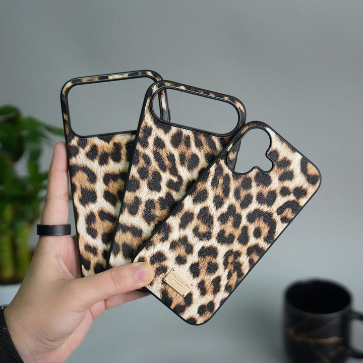 FRATO No Advertising iPhone 17 Series Luxury DG Leopard Pattern Case Cover