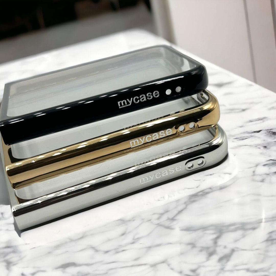 FRATO No Advertising Samsung Galaxy Z Flip 5 Transparent Case Non Yellow Chrome Cover